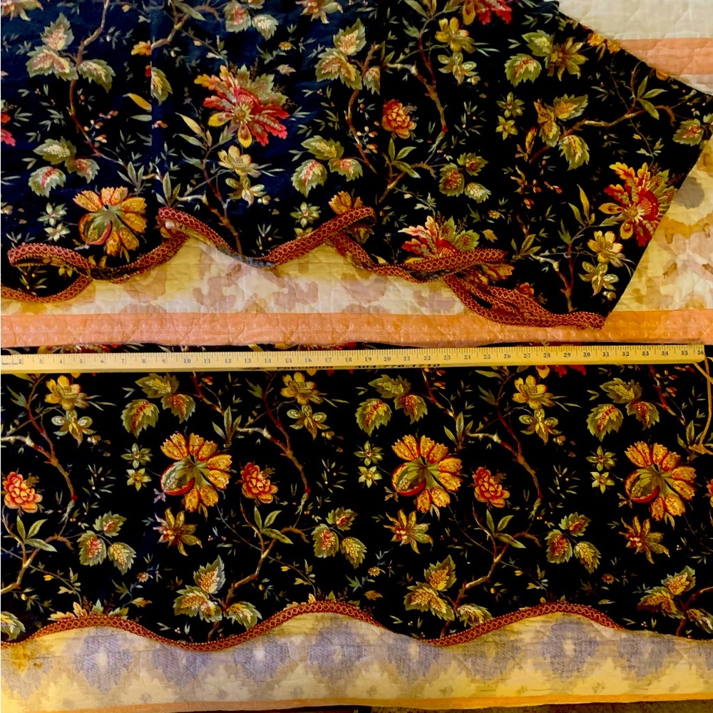 Waverly Felicite Noir Valances